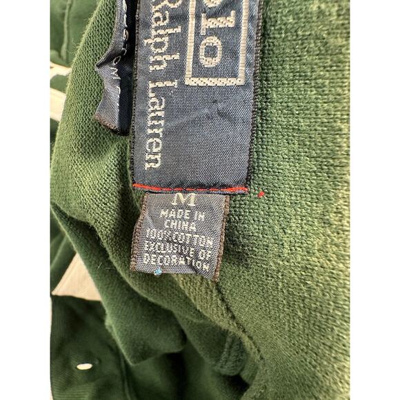 VINTAGE Y2K POLO RALPH LAUREN MILAN HEAVY EMBRIODERY DESIGNER SHIRT SIZE M - Picture 13 of 16